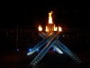 Olympic Flame at night